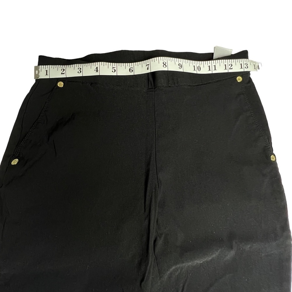 Anne Klein Stretch Dress Pants Women’s size 2 Black Stretch Career 4 Pockets - Picture 6 of 7
